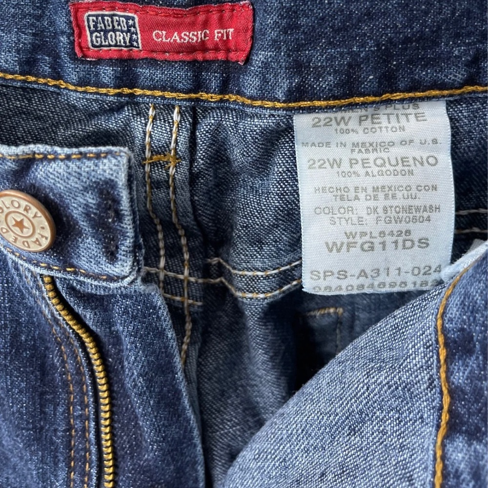 NWOT Faded Glory Women’s Jeans (22WP) - Picture 3 of 4